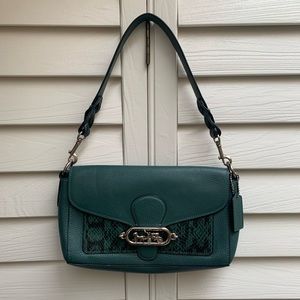 Coach Jade Leather Shoulder Bag